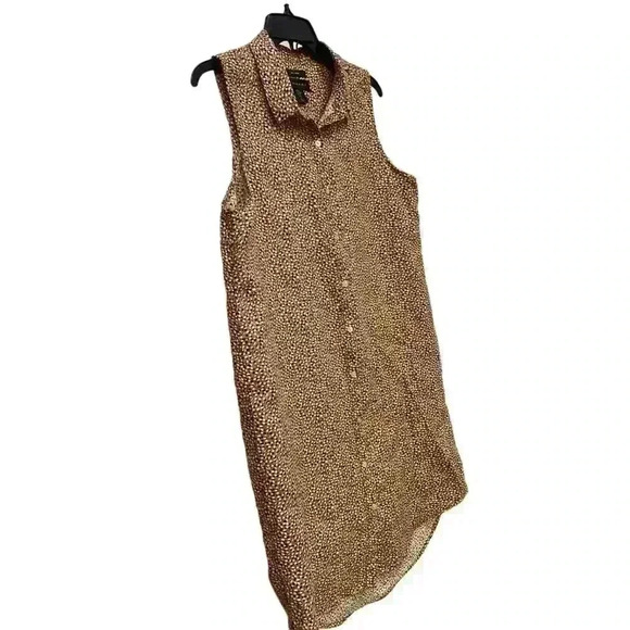 Tahari button down 100% Linen, flowy, COMFY summer shirt dress. Sz Medium - Picture 3 of 7